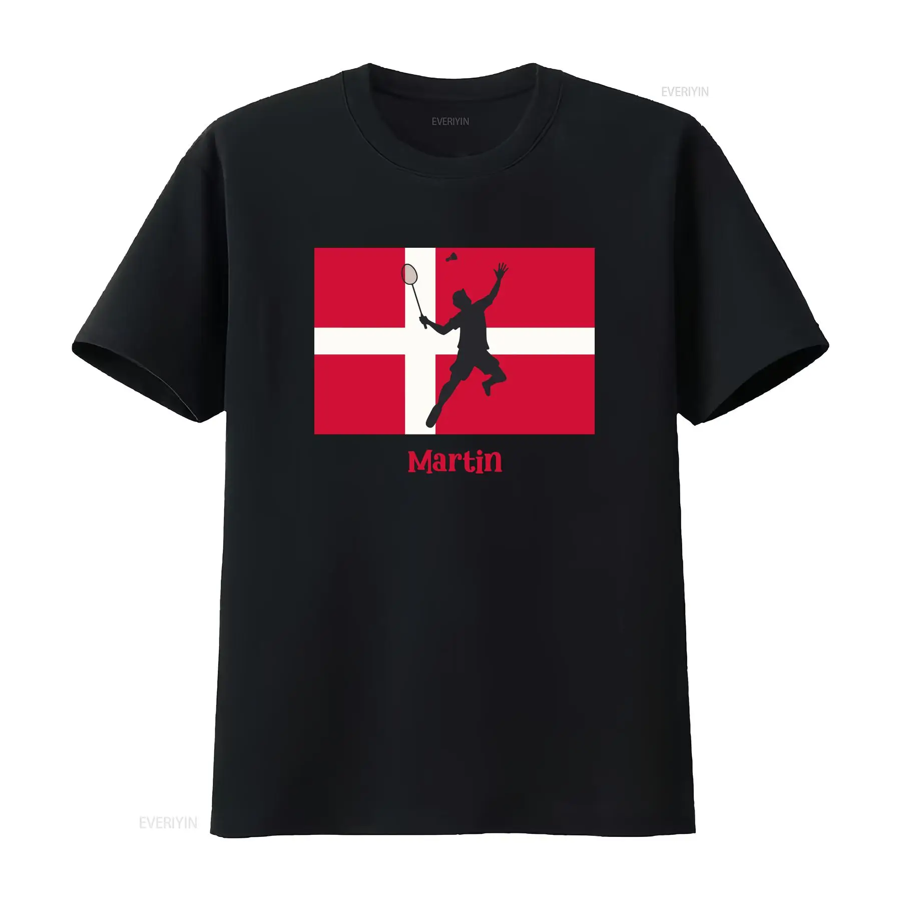 Badminton Denmark - T-shirt personnalisé Danemark Badminton pour femmes,