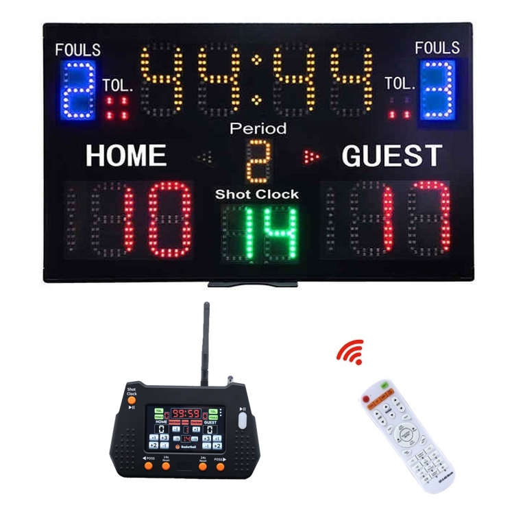 Scoreboard Digital - Tableau d'affichage numérique LED portable sans