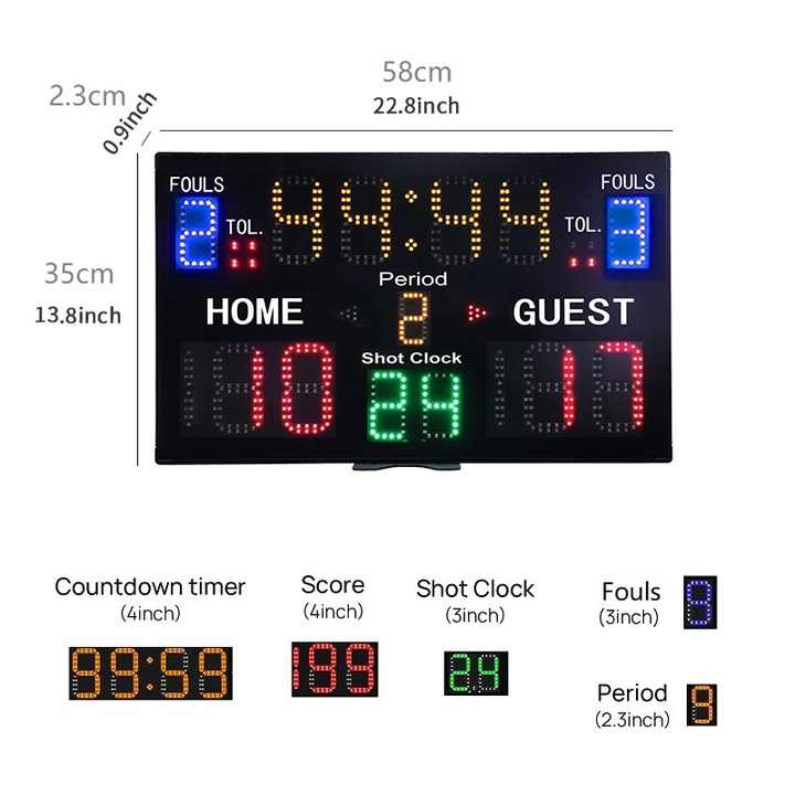 Tableau d'affichage numérique  - Scoreboard Digital avis et prix